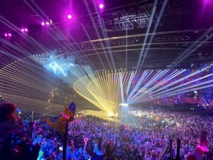 Inside the M&S Bank Arena at the Eurovision 2023 Final